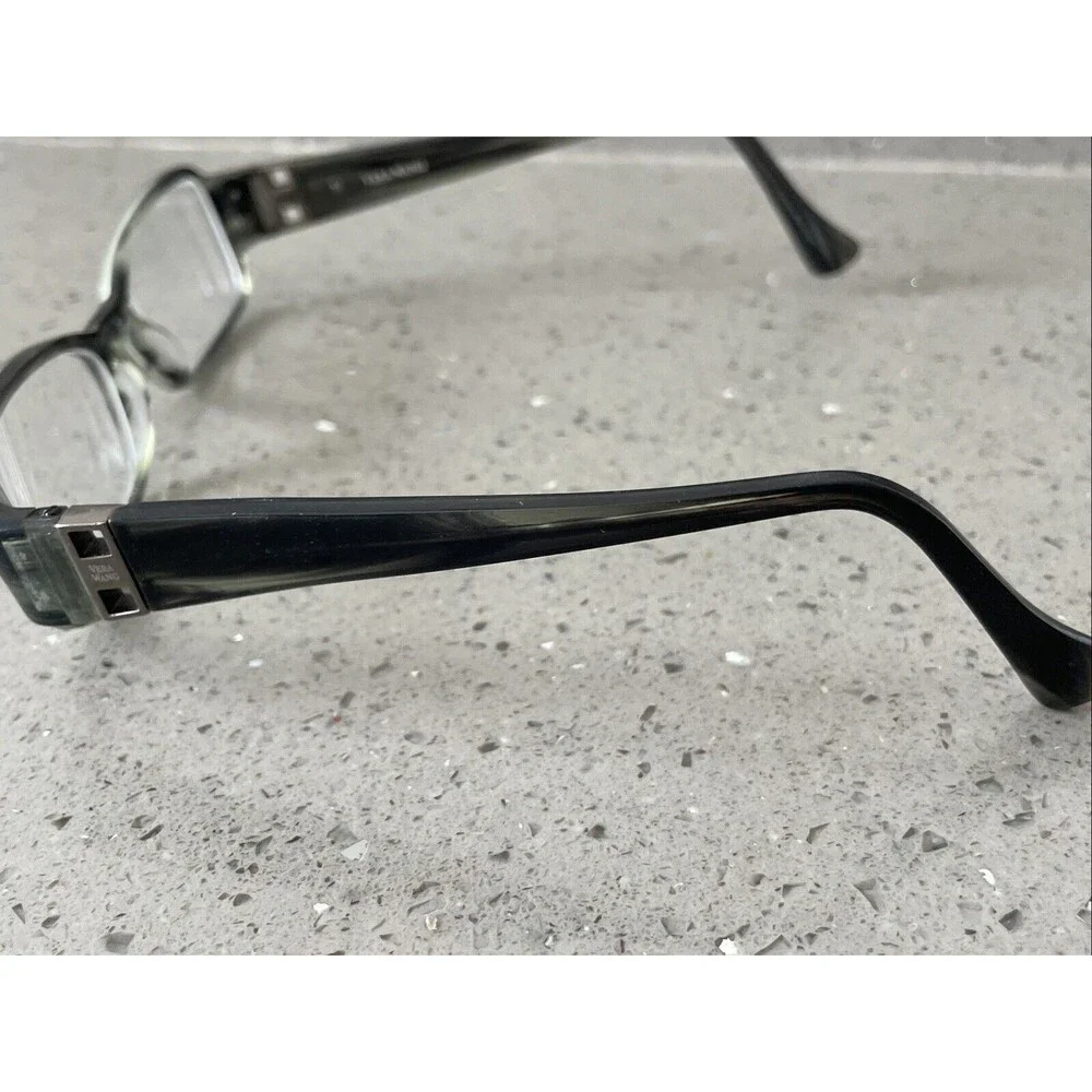 Vera Wang V164 SG Eyeglasses Frames ONLY 50-16-135 Full Rim Grey green square